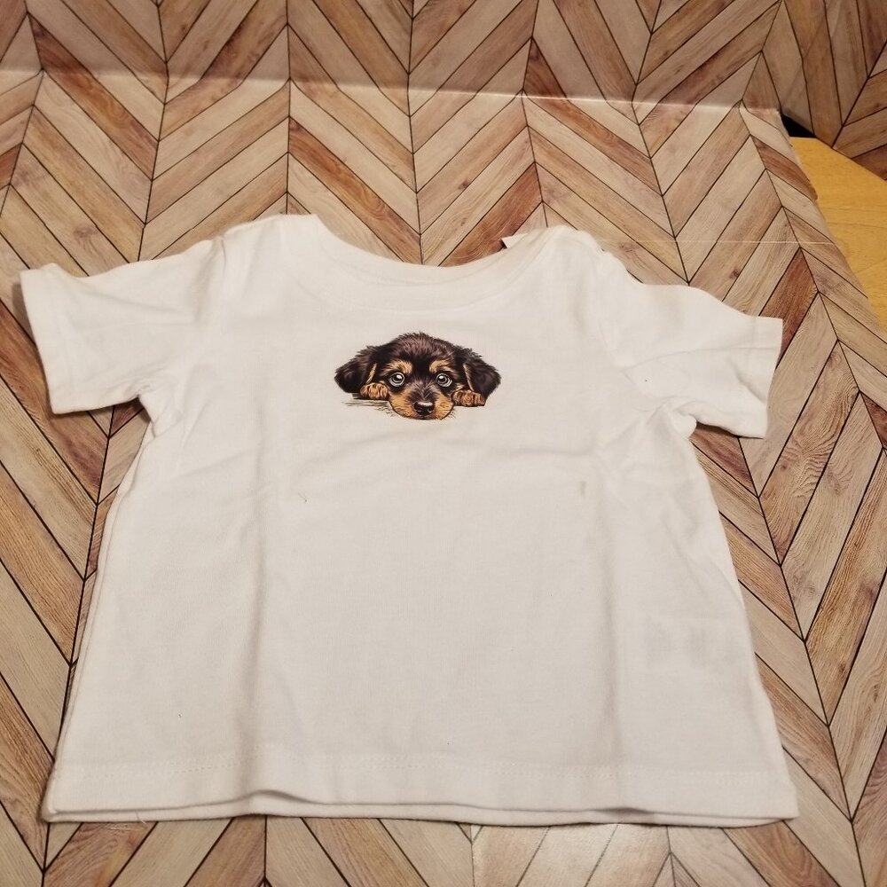 Baby Shirt – Dorkie Puppy Graphic Tee (Dachshund Yorkie Mix)